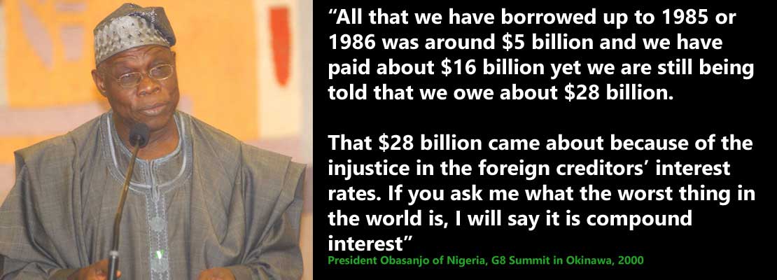 President Obasanjo of Nigeria, Statement as G8 Summit