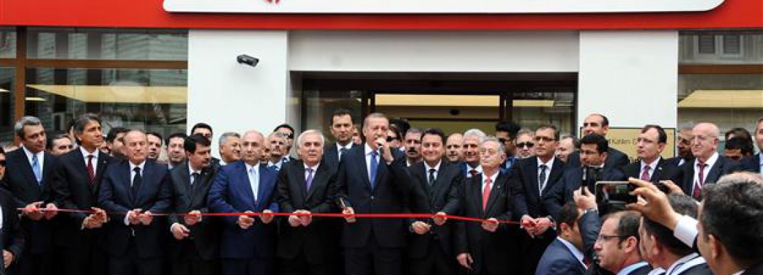 Islamic Bank window opening in Istanbul
